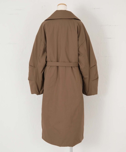 titivate（ティティベイト）の「ﾊﾟﾃﾞｯﾄ中綿ｺｰﾄ（その他アウター・レディース・ブラウン/アイボリー/ベージュ・M/L/S）」の20枚目の写真