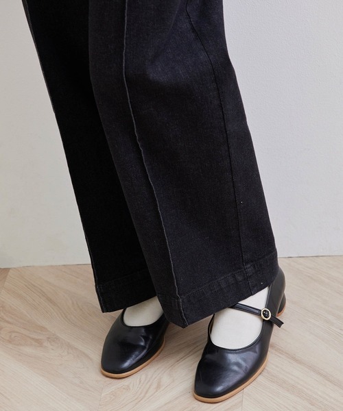 ROPE' PICNIC（ロペピクニック）の「ハイウエストデニムパンツ（デニムパンツ・レディース・ネイビー/ブラック・36/38/40）」の16枚目の写真
