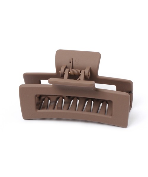 Heather（ヘザー）の「マットバンスクリップ　257483（バレッタ/ヘアクリップ・レディース・ホワイト/ブラウン/ホワイト×ブラウン・ONE SIZE）」の8枚目の写真