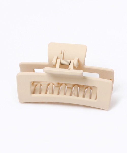 Heather（ヘザー）の「マットバンスクリップ　257483（バレッタ/ヘアクリップ・レディース・ホワイト/ブラウン/ホワイト×ブラウン・ONE SIZE）」の10枚目の写真