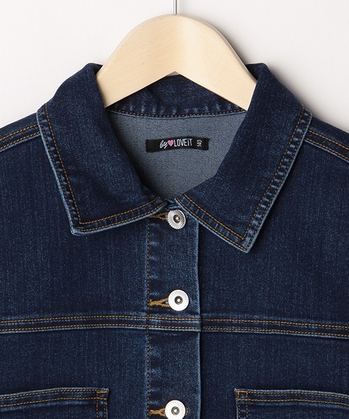 by LOVEiT（バイラビット）の「デニムジャケット（デニムジャケット・キッズ・ブラック/ブルー・150cm/140cm/120cm/130cm）」の16枚目の写真