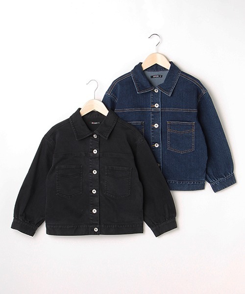 by LOVEiT（バイラビット）の「デニムジャケット（デニムジャケット・キッズ・ブラック/ブルー・150cm/140cm/120cm/130cm）」の22枚目の写真