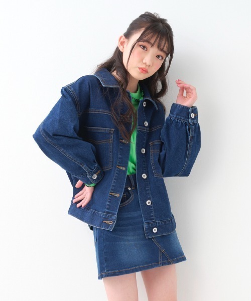 by LOVEiT（バイラビット）の「デニムジャケット（デニムジャケット・キッズ・ブラック/ブルー・150cm/140cm/120cm/130cm）」の8枚目の写真