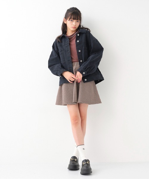 by LOVEiT（バイラビット）の「デニムジャケット（デニムジャケット・キッズ・ブラック/ブルー・150cm/140cm/120cm/130cm）」の6枚目の写真