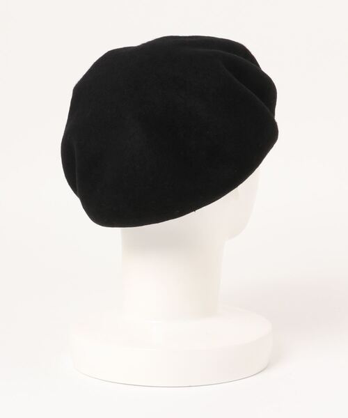 SLOBE IENA（スローブイエナ）の「SLOBE ウールベレー（ハンチング/ベレー帽・レディース・ブラック・FREE）」の2枚目の写真