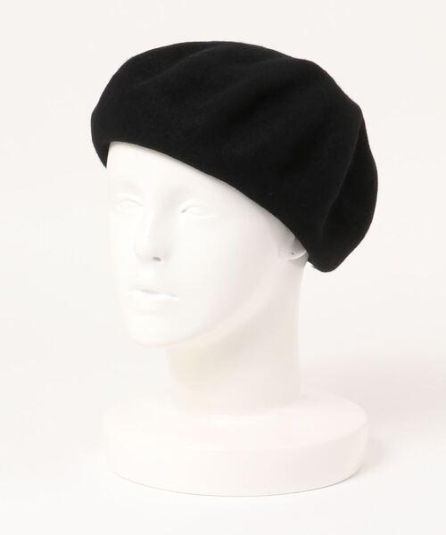 SLOBE IENA（スローブイエナ）の「SLOBE ウールベレー（ハンチング/ベレー帽・レディース・ブラック・FREE）」の3枚目の写真