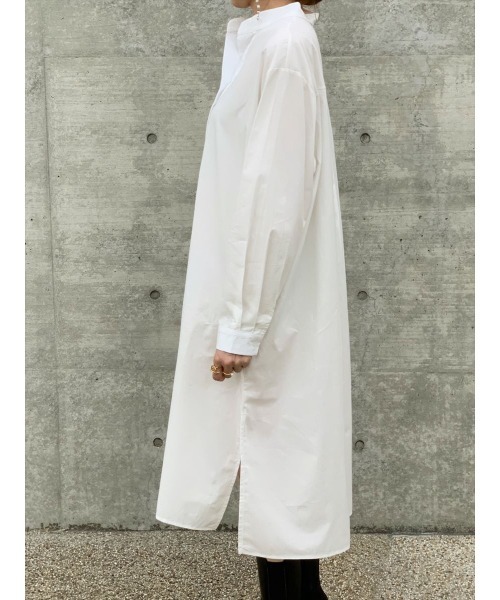 Day and Grade(デイアンドグレイド)の「ジレ&シャツワンピースセット(ワンピース・レディース・ブルー・FREE)」の2枚目の写真