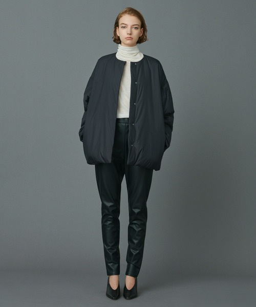 N.O.R.C(ノーク)の「パティングクルーミドルコート(ダウンジャケット/コート・レディース・ブラック/カーキ/キャメル・S/M/L)」の4枚目の写真