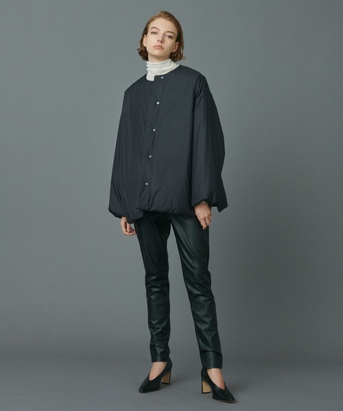 N.O.R.C(ノーク)の「パティングクルーミドルコート(ダウンジャケット/コート・レディース・ブラック/カーキ/キャメル・S/M/L)」の8枚目の写真