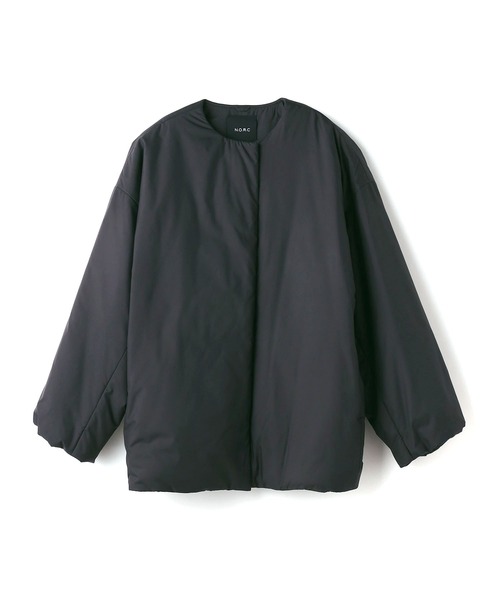 N.O.R.C(ノーク)の「パティングクルーミドルコート(ダウンジャケット/コート・レディース・ブラック/カーキ/キャメル・S/M/L)」の6枚目の写真