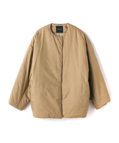 N.O.R.C(ノーク)の「パティングクルーミドルコート(ダウンジャケット/コート・レディース・ブラック/カーキ/キャメル・S/M/L)」の5枚目の写真