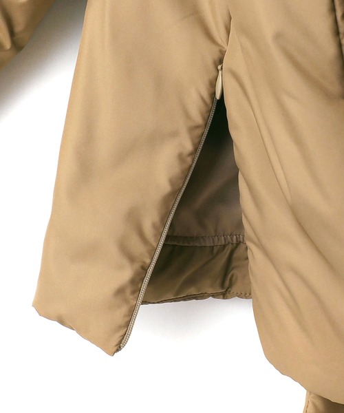 N.O.R.C(ノーク)の「パティングクルーミドルコート(ダウンジャケット/コート・レディース・ブラック/カーキ/キャメル・S/M/L)」の19枚目の写真