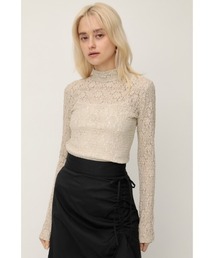 SLY | STAND NECK LACE TOPS/スタンドネックレーストップス(Tシャツ/カットソー)