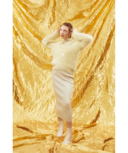 SLY(スライ)の「STAND NECK LACE TOPS スタンドネックレース トップス(Tシャツ/カットソー・レディース・ミント/アイボリー・FREE)」の18枚目の写真