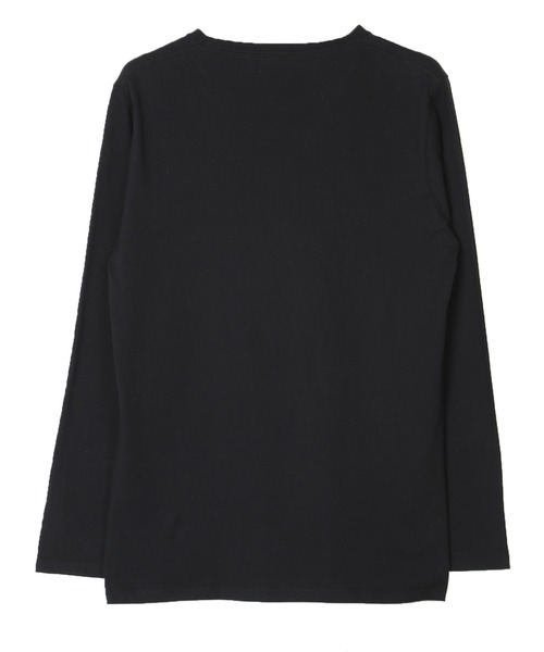 roshell（ロシェル）の「綿100% 吸湿発熱加工 クルーネックロンT ヒート インナー カットソー（Tシャツ/カットソー・メンズ・ホワイト/ブラック/グレイッシュベージュ・MEDIUM/LARGE/X-LARGE）」の14枚目の写真