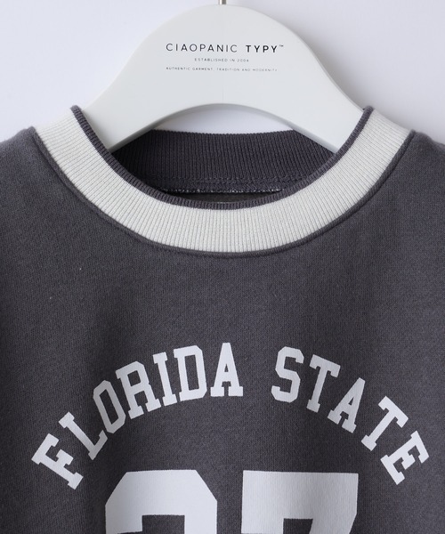 CIAOPANIC TYPY（チャオパニックティピー）の「【KIDS】裏起毛ナンバリングスウェット（スウェット・キッズ・チャコールグレー/グレー/ピンク・SMALL/MEDIUM/LARGE/X-LARGE/XX-LARGE）」の6枚目の写真