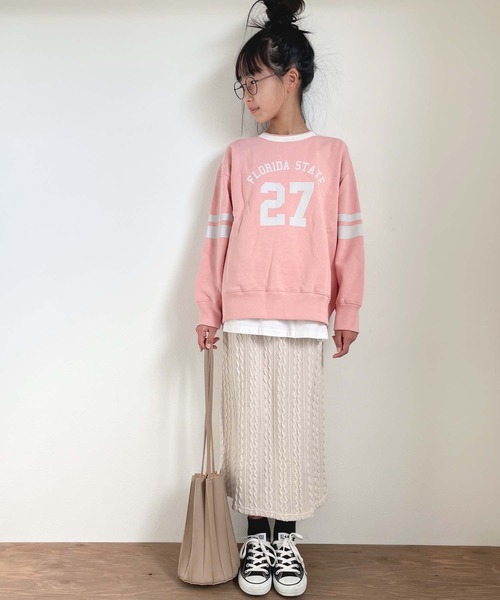 CIAOPANIC TYPY（チャオパニックティピー）の「【KIDS】裏起毛ナンバリングスウェット（スウェット・キッズ・チャコールグレー/グレー/ピンク・SMALL/MEDIUM/LARGE/X-LARGE/XX-LARGE）」の11枚目の写真