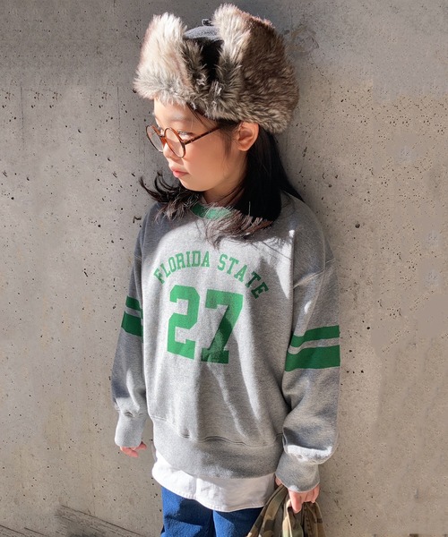 CIAOPANIC TYPY（チャオパニックティピー）の「【KIDS】裏起毛ナンバリングスウェット（スウェット・キッズ・チャコールグレー/グレー/ピンク・SMALL/MEDIUM/LARGE/X-LARGE/XX-LARGE）」の14枚目の写真