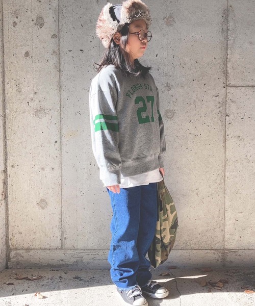 CIAOPANIC TYPY（チャオパニックティピー）の「【KIDS】裏起毛ナンバリングスウェット（スウェット・キッズ・チャコールグレー/グレー/ピンク・SMALL/MEDIUM/LARGE/X-LARGE/XX-LARGE）」の13枚目の写真