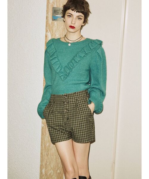 jouetie（ジュエティ）の「パターンキュロットパンツ（その他パンツ・レディース・ブラック/アイボリー/ボルドー/その他1・MEDIUM）」の17枚目の写真