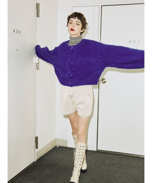 jouetie（ジュエティ）の「パターンキュロットパンツ（その他パンツ・レディース・ブラック/アイボリー/ボルドー/その他1・MEDIUM）」の13枚目の写真