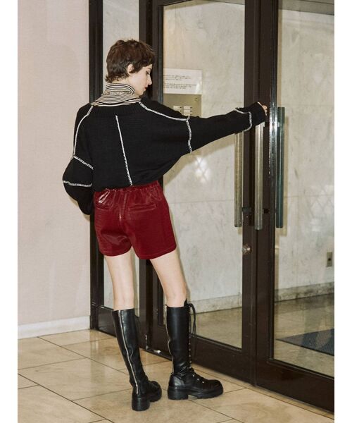 jouetie（ジュエティ）の「パターンキュロットパンツ（その他パンツ・レディース・ブラック/アイボリー/ボルドー/その他1・MEDIUM）」の19枚目の写真