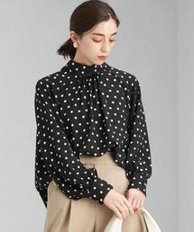green label relaxing | 2WAY ドット ボウタイ ブラウス(シャツ/ブラウス)