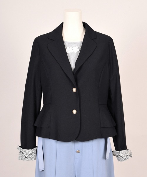 Dear Princess（ディアプリンセス）の「バニラエッセル　テーラードジャケット（テーラードジャケット・レディース・ピンク/ネイビー・MEDIUM）」の9枚目の写真