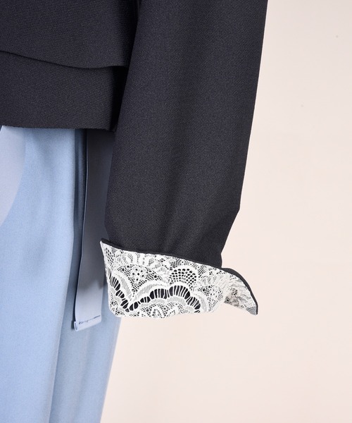 Dear Princess（ディアプリンセス）の「バニラエッセル　テーラードジャケット（テーラードジャケット・レディース・ピンク/ネイビー・MEDIUM）」の11枚目の写真