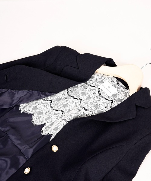 Dear Princess（ディアプリンセス）の「バニラエッセル　テーラードジャケット（テーラードジャケット・レディース・ピンク/ネイビー・MEDIUM）」の15枚目の写真