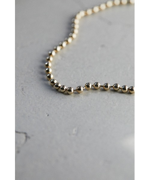 STYLEMIXER（スタイルミキサー）の「ボールチェーンネックレス（ネックレス・レディース・ゴールド/シルバー・FREE）」の10枚目の写真