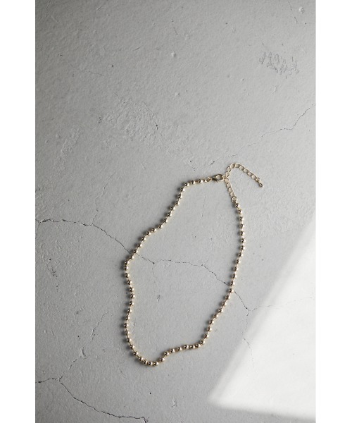 STYLEMIXER（スタイルミキサー）の「ボールチェーンネックレス（ネックレス・レディース・ゴールド/シルバー・FREE）」の11枚目の写真