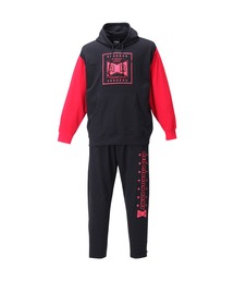 Manches（マンチェス）の「DRAGON BALL ドラゴンボール ミニ裏毛プルパーカーセット 大きいサイズ ビッグシルエット セットアップ（パーカー・メンズ）」