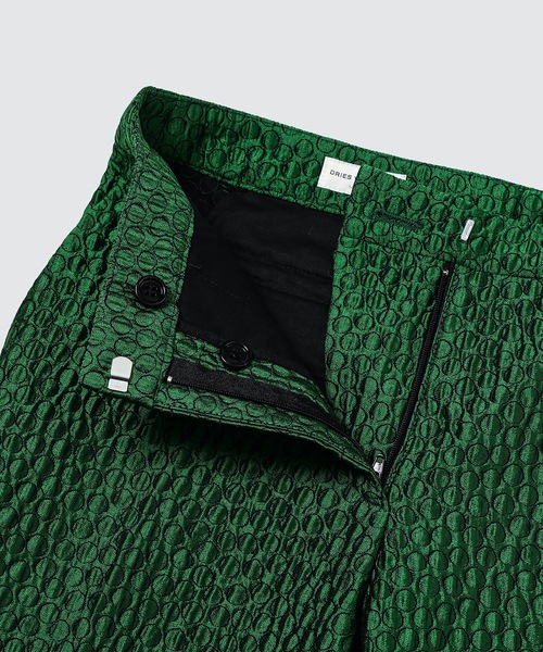 DRIES VAN NOTEN(ドリスヴァンノッテン)の「01240-POUMAS 4316 W.W.PANTS(スラックス・レディース・グリーン・36/34)」の3枚目の写真