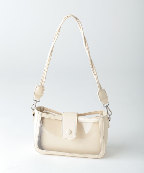 Heather(ヘザー)の「4WAY/PVCセットBAG 272250(ショルダーバッグ・レディース・アイボリー/ブルー/オレンジ・ONE SIZE)」の5枚目の写真