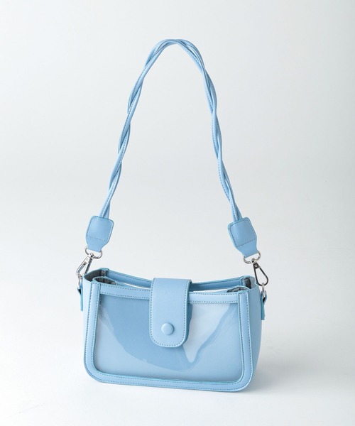 Heather(ヘザー)の「4WAY/PVCセットBAG 272250(ショルダーバッグ・レディース・アイボリー/ブルー/オレンジ・ONE SIZE)」の6枚目の写真