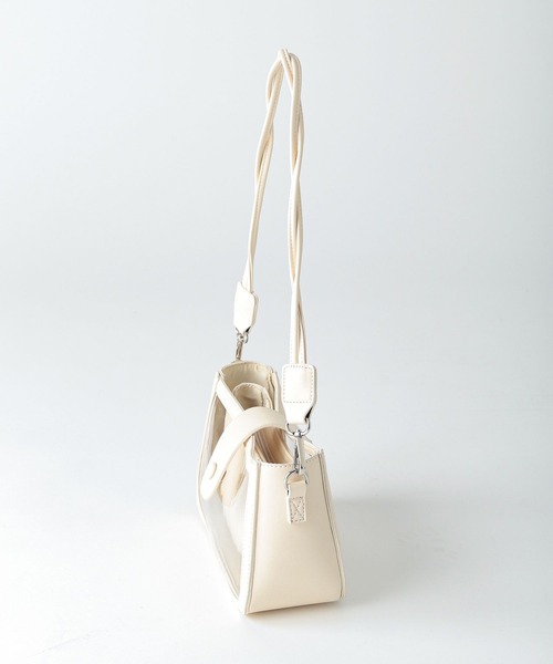 Heather(ヘザー)の「4WAY/PVCセットBAG 272250(ショルダーバッグ・レディース・アイボリー/ブルー/オレンジ・ONE SIZE)」の7枚目の写真