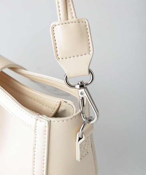 Heather(ヘザー)の「4WAY/PVCセットBAG 272250(ショルダーバッグ・レディース・アイボリー/ブルー/オレンジ・ONE SIZE)」の11枚目の写真