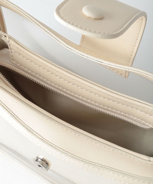 Heather(ヘザー)の「4WAY/PVCセットBAG 272250(ショルダーバッグ・レディース・アイボリー/ブルー/オレンジ・ONE SIZE)」の12枚目の写真