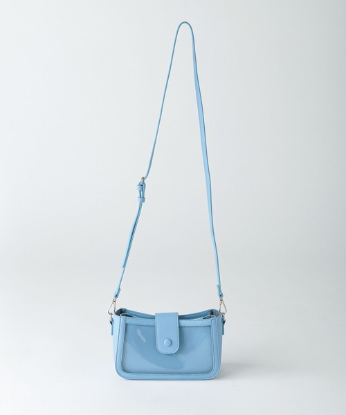Heather(ヘザー)の「4WAY/PVCセットBAG 272250(ショルダーバッグ・レディース・アイボリー/ブルー/オレンジ・ONE SIZE)」の17枚目の写真