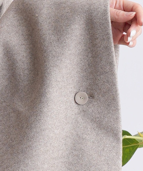 utatane（ウタタネ）の「和装コート ポンチョ ニコアンティーク（ポンチョ・レディース・ブラウン・FREE）」の7枚目の写真