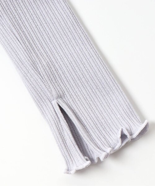 apres les cours（アプレレクール）の「メロウリブレギンス 10分丈（レギンス/スパッツ・キッズ・ライトグレー/アイボリー/ラベンダー/その他2・90/100/110/120/80/130）」の9枚目の写真