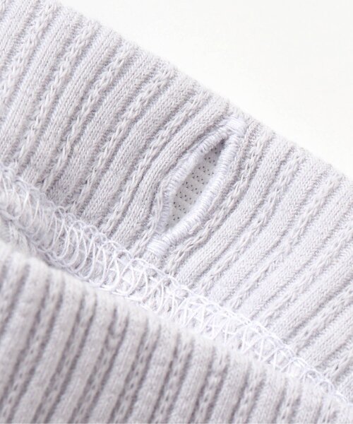 apres les cours（アプレレクール）の「メロウリブレギンス 10分丈（レギンス/スパッツ・キッズ・ライトグレー/アイボリー/ラベンダー/その他2・90/100/110/120/80/130）」の5枚目の写真