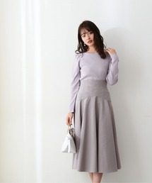 PROPORTION BODY DRESSING | ヨーク切り替えチェックフレアスカート / 1212120208(スカート)