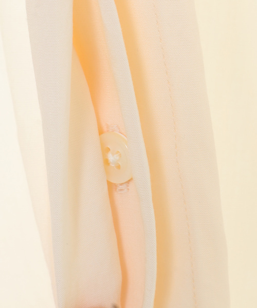 Liesse(リエス)の「フィブリルポプリンゆるシャツ(シャツ/ブラウス・レディース・アイボリー/パープル/イエロー・FREE)」の9枚目の写真