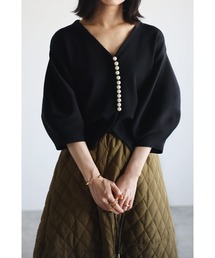 Bonjour Sagan | ビッグパールボタンカーディガン(カーディガン/ボレロ)