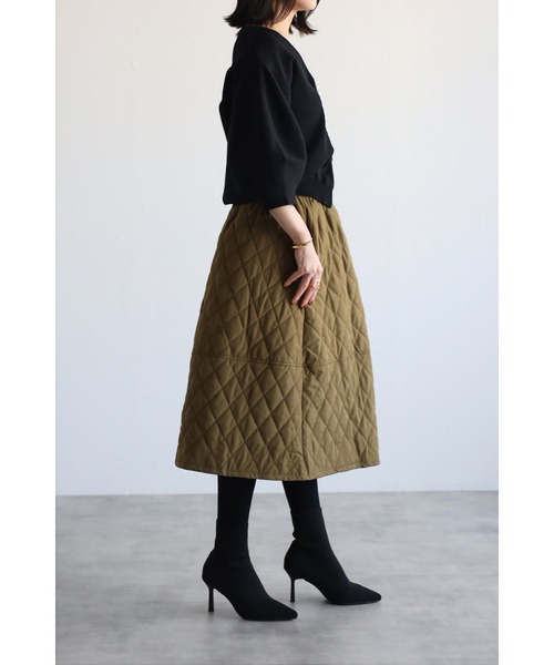 Bonjour Sagan（ボンジュールサガン）の「ビッグパールボタンカーディガン（カーディガン/ボレロ・レディース・ブラック/グリーン/アイボリー・FREE）」の15枚目の写真