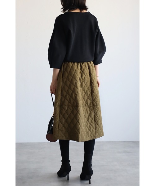 Bonjour Sagan（ボンジュールサガン）の「ビッグパールボタンカーディガン（カーディガン/ボレロ・レディース・ブラック/グリーン/アイボリー・FREE）」の8枚目の写真