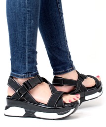 LibertyDoll | Liberty Doll / シルエットと履き心地を追求した厚底スポーツサンダル(5554)(サンダル)