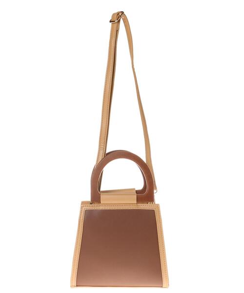 INGNI(イング)の「ウッドハンドルショルダーBAG(トートバッグ・レディース・ベージュ系2/イエロー系1・ONE SIZE)」の8枚目の写真